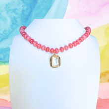 Load image into Gallery viewer, Candy Beaded Necklace: Rainbow
