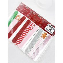 Load image into Gallery viewer, Christmas Theme Nail File Set: MIX COLOR / ONE(12)
