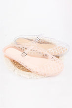 Load image into Gallery viewer, NEMO Jelly Mary Jane Flats Woven Lattice Mesh Shoes: BROWN / B18

