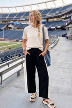 Load image into Gallery viewer, Scuba Side Panel Gameday Relaxed Pants: BLUE/WHITE / L
