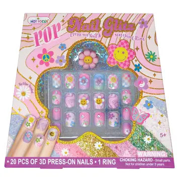 Pop Nail Glitz, Groovy Flower