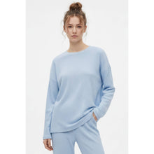 Load image into Gallery viewer, TF26-0273T - Stripe brushed oversized top: SAGE/GREEN / S-M-L(3-2-1)
