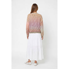 Load image into Gallery viewer, TF26-0715 - Multi color button up cardigan: MOCHA MIX / S-M-L(3-2-1)

