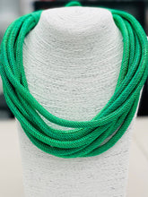 Load image into Gallery viewer, &quot;Original&quot; Slub 8-Strand Necklace (kelly green) NK263

