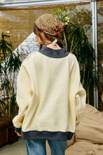 Load image into Gallery viewer, IT2594P-SAVEDBYGRACE | Saved by Grace Puff Print Sweatshirt: CREAM / PINK / S/M-L/XL (3-3)
