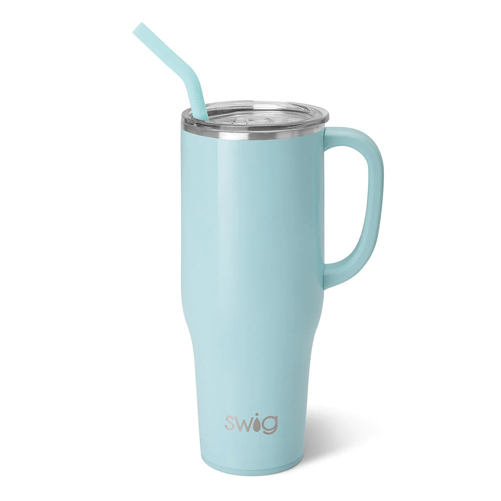 shimmer aquamarine mega mug