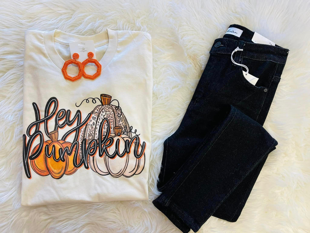 Hey Pumpkin Natural Tee