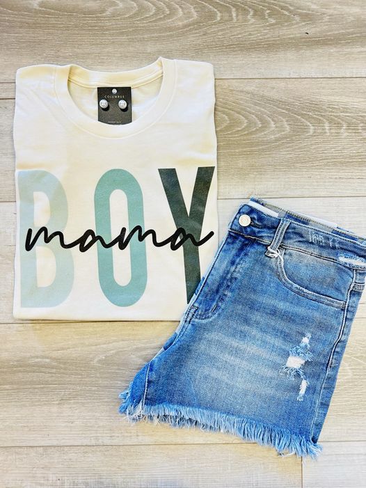 Boy Mama Natural Tee