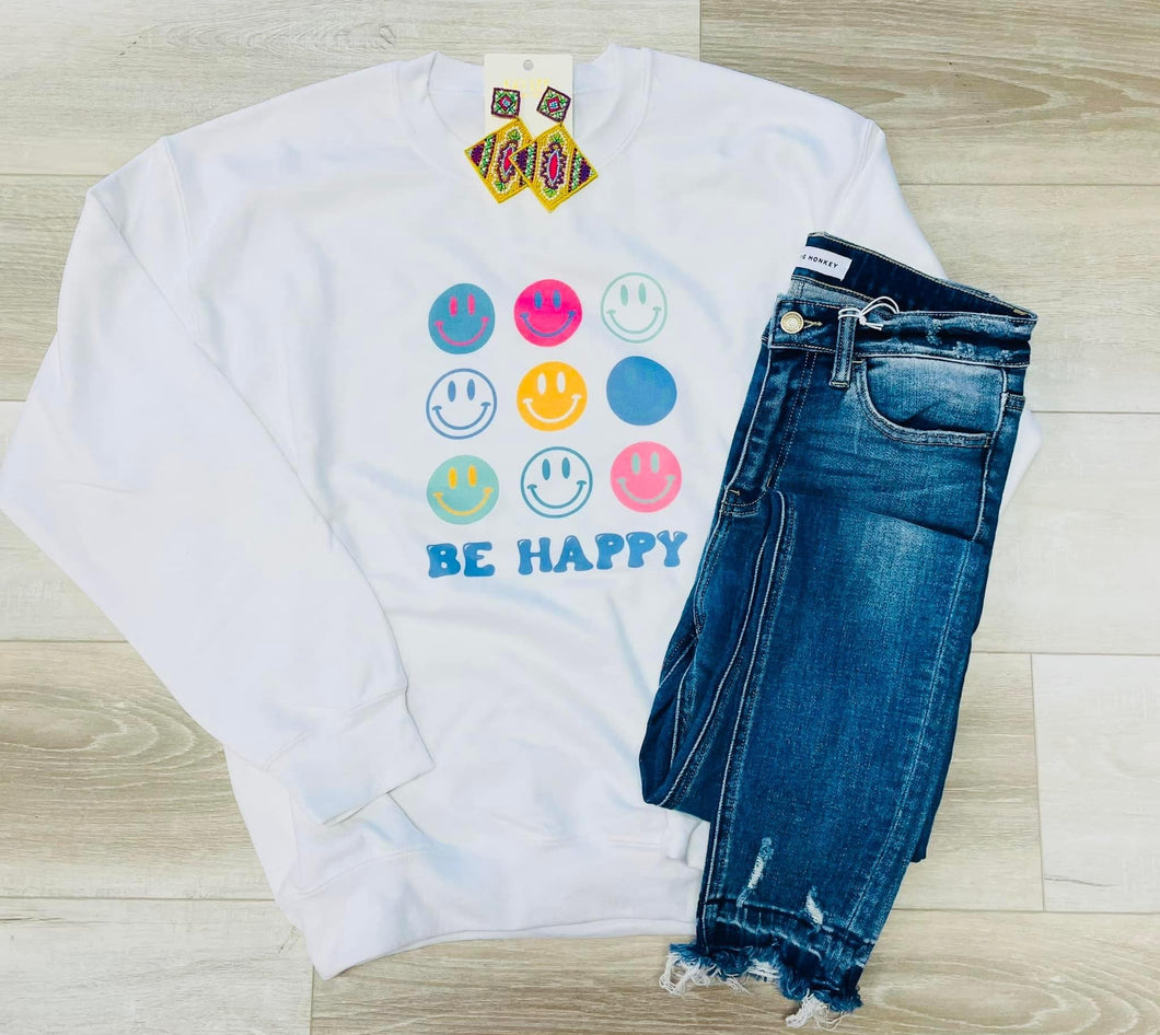 Be Happy Crewneck