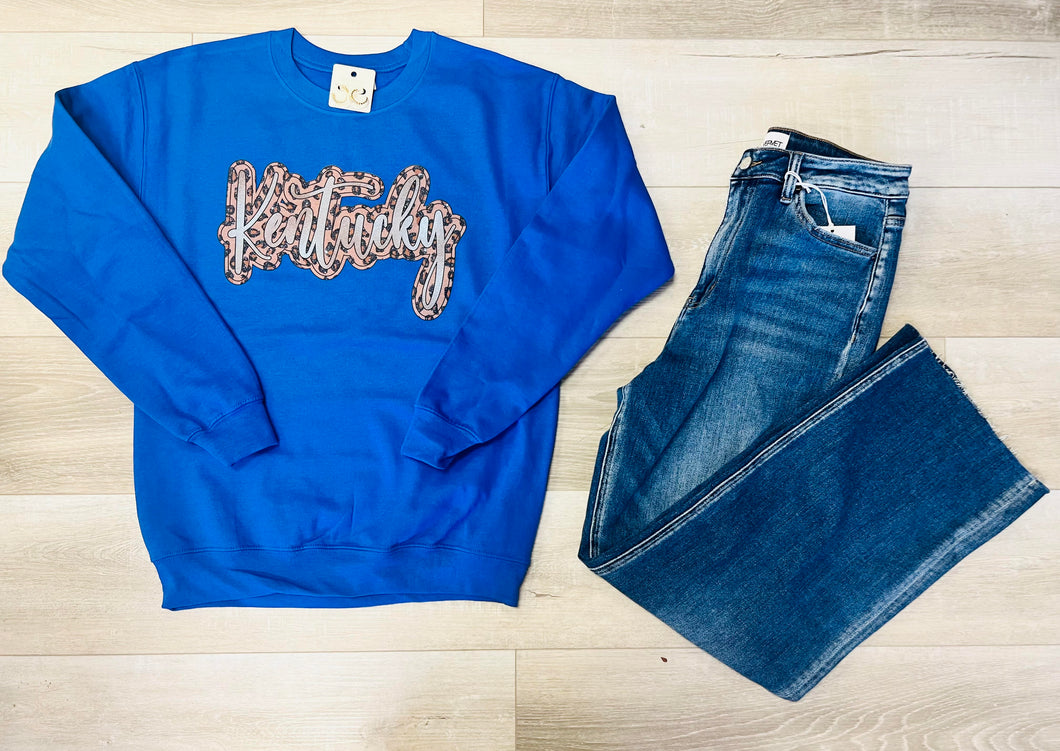 Kentucky Cheetah Crewneck